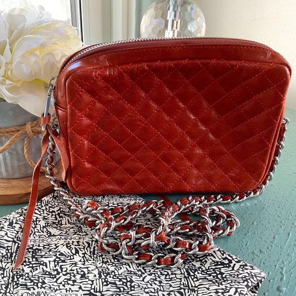 Rebecca Minkoff Leather Quilted Crossbody “Like New” - Picture 1 of 10